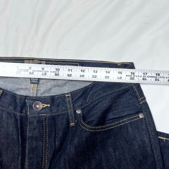 Vans Off the Wall Slimbo Denim Jeans 32x30 Dark Blue Slim Fit Low Rise New - Picture 7 of 10